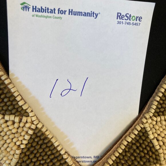 121 Testament Beaded Neckline Top Size L - Picture 15 of 15